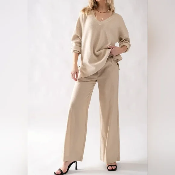#16 🛑M, L Linen Pants with Smocked Waist - Picture 14 of 14